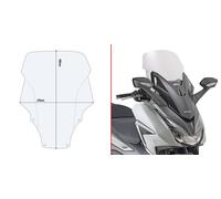 D1187ST GIVI Transparentes Windschild Für Honda Forza 350 2021 2022 2023