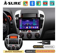 DAB+ 2+32G Android 14 Autoradio CarPlay BT5.0 GPS Navi für Kia Ceed ED 2006-2009