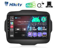 DAB+ 2+64GB Android 15 CarPlay Autoradio Für Jeep Renegade GPS Navi WIFI RDS BT