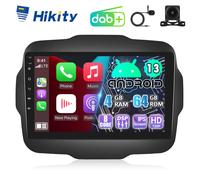 DAB+ 4+64G 8Core Android15 Autoradio Für Jeep Renegade GPS Navi WIFI RDS +Kamera