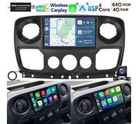 DAB+ 4+64G Autoradio Für Opel Movano B Renault Master 3 Android Carplay GPS Navi