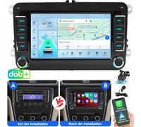 DAB+ AHD Für VW Golf 5 6 Plus Touran Caddy Passat Autoradio Carplay Android Auto
