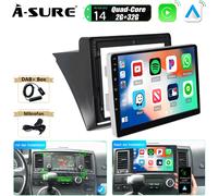 DAB+ Android 14 Autoradio Carplay FM DSP GPS Navi Für VW T5 Transporter Multivan