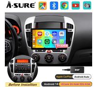 DAB+ Android 14 Autoradio CarPlay für Kia Ceed ED 2006-2009 RDS FM WiFi GPS Navi