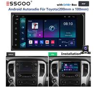 DAB+ Android 14 Carplay Autoradio Für Toyota Corolla RAV4 Hilux GPS NAVI BT KAM+