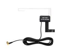 DAB Antenne Auto, Autoradio DAB Plus Antenne, Universal DAB Empfangsantenne mit SMB-Anschluss, Kompatibel mit Alpine, Clarion, Kenwood, Pioneer, Verstärkte Signal, Con 3 m Kabel