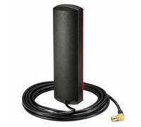 DAB Antenne Auto mit 3M Kabel und SMB Anschluss, 17 dBi DAB Plus Antenne für Auto, Scheibenantenne für FM AM Digital Radio, Kompatibel mit verschiedenen Autoradio Modellen