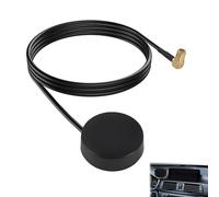 DAB Antenne für Auto mit SMB Anschluss - Digitale DAB+ Scheibenantenne mit Signalverstärker, Einfache Installation, Universal passend für alle DAB Autoradios, 3m Verlängerungskabel