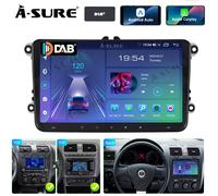 DAB+ Apple CarPlay Android 14 Autoradio GPS Für VW Golf 5 6 Passat Tiguan Touran