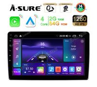 DAB+ Autoradio 2+64GB Android 14 GPS Navi Kam CarPlay für Kia Ceed ED 2006-2009