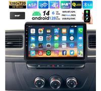 DAB+ Autoradio 8Kern Für Renault Master III Opel Movano NV400 Android14 GPS NAVI