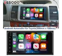 DAB+ Autoradio Android 14 Für Toyota Corolla Hilux RAV4 Camry BT Carplay KAM 64G