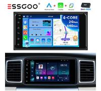 DAB+ Autoradio Android 14 Für Toyota Corolla Hilux RAV4 Camry Carplay GPS 2+64GB
