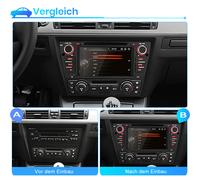 DAB+ Autoradio Für BMW 3 Serie E90 E91 E92 GPS Navi Bluetooth CD Player DVD RDS