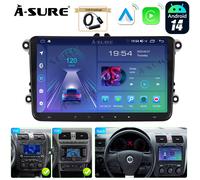DAB+ Apple CarPlay Android 14 Autoradio GPS Für VW Golf 5 6 Passat Tiguan Touran