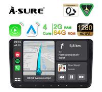 DAB+ CarPlay Android 15 Autoradio GPS Navi Für VW Golf 5 6 Passat Tiguan Touran