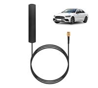 Dab Dab+ Autoradio Antenne Mit SMA Adapter Und 3 Meter Kabel, Scheibenantenne Für Klaren Digitalen Radioempfang, Kompatibel Mit Ford, Opel, Seat, Skoda, Kenwood, Alpine, Sony, Kfz Antenne