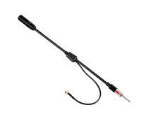 DAB+/FM Antennen Splitter Adapter Kabel, DIN Buchse zu DIN und SMB Stecker, DAB Adapter für Autoradio mit Radio Antenne Adapter Anschluss für Digitale Radio Nachrüstung und Fahrzeug Audio Systeme