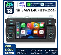 Octa Kern 6+128G Autoradio Carplay 4G GPS Navi BT WIFI Für BMW 3er E46 M3 1998