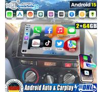 DAB+ Für Toyota RAV4 2001-2006 Android 15 Carplay Autoradio GPS Navi BT WIFI SWC