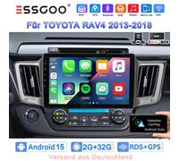 DAB+ Für TOYOTA RAV4 2013-2018 Android 15 Autoradio 2+32G Carplay GPS Kamera SWC