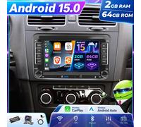 DAB+ Für VW GOLF 5 6 Plus Touran Caddy T5 Passat Carplay Android 15 Autoradio BT
