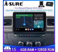 DAB+ KAM+ 6+128G Für Renault Master III Movano B Nissan NV400 Autoradio NAVI GPS