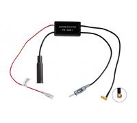 DAB+ Signal Splitter Antennensignal Verteiler aktiv für passive Antennen AM/FM