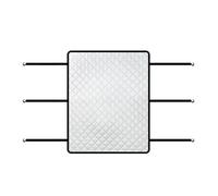 Dachabdeckung zum Schieben - Sichtfenster | Sonnenschutz für Auto | Tarpauline mit elastischem Dach mit UV-Abwehr für Camping, Outdoor, LKW, Wohnmobil | Schutz