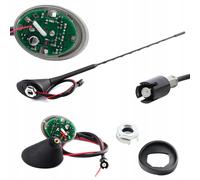 Dachantenne RAKU II aktiv mit Verstärker 12V 40cm M5 für VW Audi Skoda