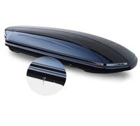 Dachbox 460 Liter Relingträger Alu Kombi kompatibel mit für Mercedes GLK ab 08 abschließbar