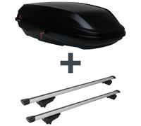 Dachbox G3 BiCube 400+ + Dachträger G3 Clop airflow für VW Tiguan Typ 5N NEU