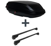 Dachbox G3 BiCube 400+ + Dachträger G3 Clop infinity für VW Tiguan Typ 5N NEU