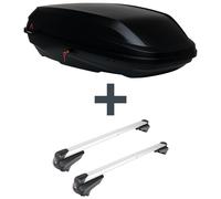 Dachbox G3 BiCube 400+ + Dachträger G3 Clop infinity für VW Tiguan Typ 5N TOP