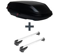 Dachbox G3 BiCube 400+ + Dachträger G3 für Opel Zafira Tourer C Typ P12 NEU Set