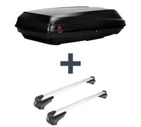 Dachbox G3 BiCube 520+ + Dachträger G3 Clop infinity für Mercedes GLK Typ X204