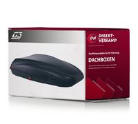 G3 Gepäckbox Krono schwarz, matt 330 Liter NEU