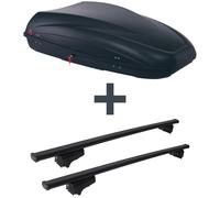 Dachbox G3 Krono 400 + Dachträger G3 Clop für VW Passat Variant B5 Typ 3B5 NEU