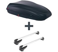 Dachbox G3 Krono 400 + Dachträger G3 Clop infinity für Fiat Idea Typ 350 NEU Set