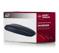 G3 Dachbox (Skibox, Dachkoffer) Krono 480 schwarz, matt 390 l 1950x738x360 Top