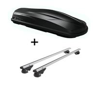 Dachbox CUBE470 + Dachträger VDP004 L für für VW Passat Variant 3C 05-10