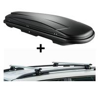 Dachbox JUXT600L+Dachträger CRV120 für für Mazda 6 SW 5Türer 08-13