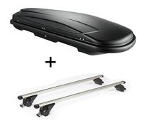 Dachbox JUXT600L +Dachträger KING1 für Bmw X1 E84 5Tür 9-15