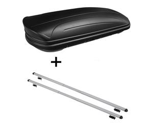 Dachbox MAA320L matt+Dachträger RAPID für Volkswagen Tiguan 5N Cross 5Tür ab 14