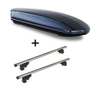 Dachbox MAA460L+Dachträger LION2 für für Mercedes GLK X204 5Tür 08-12