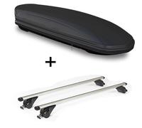 Dachbox MAA460L matt+Dachträger KING1 für für Mitsubishi Eclipse Cross 5Tür ab 1