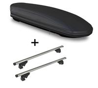 Dachbox MAA460L matt+Dachträger LION2 für für Mercedes GLK X204 5Tür ab 12