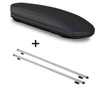 Dachbox MAA460L matt+Dachträger RAPID für Volkswagen Tiguan 5N Cross 5Tür ab 14