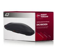 Menabo Dachbox (Skibox, Dachkoffer) Marathon 400 schwarz, matt 400 l Neuware