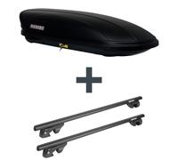 Dachbox Menabo Marathon 400 + Dachträger Menabo Sherman für Mercedes GLK X204